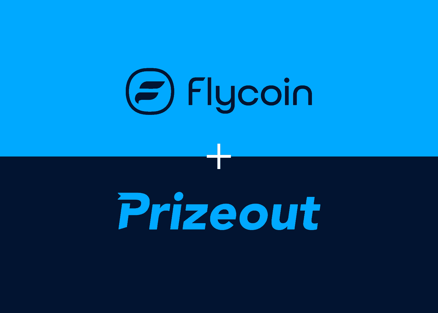 Flycoin and Prizeout Logos